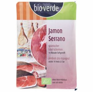 bio-verde, Bio-Jamon Serrano, original spanischer Serrano-Schinken