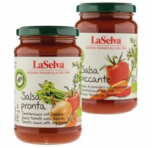 La Selva, Bio-Tomatensoßen, Salsa pronta oder piccante