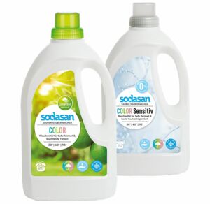 Sodasan, Color-Waschmittel, flüssig: Limette und Sensitiv