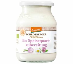 Schrozberger Milchbauern, Bio-Quarkzubereitung, Magerstufe, demeter