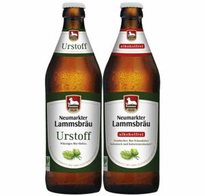 Neumarkter Lammsbräu, Bio-Bier, Urstoff und alkoholfreies Schankbier